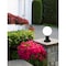 Z-Lite Laurent Outdoor Pier Mounted Fixture, 1-Light, 8 In.W x 13.5 In.H, Black/Opal 597PHM-533PM-BK - alternate 3
